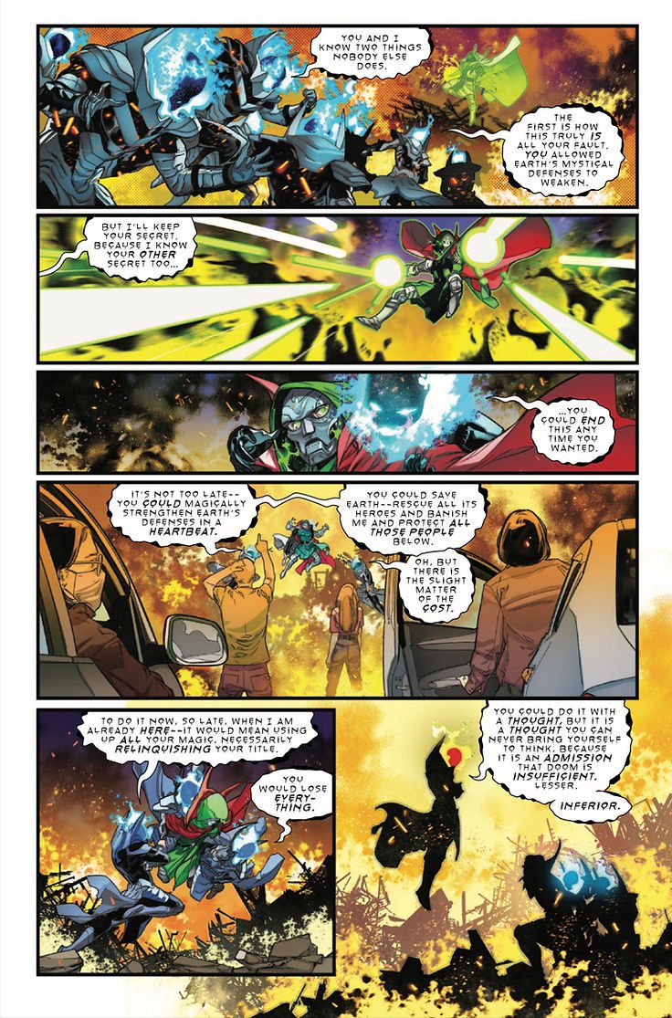 Dormammu versus Doom © Marvel