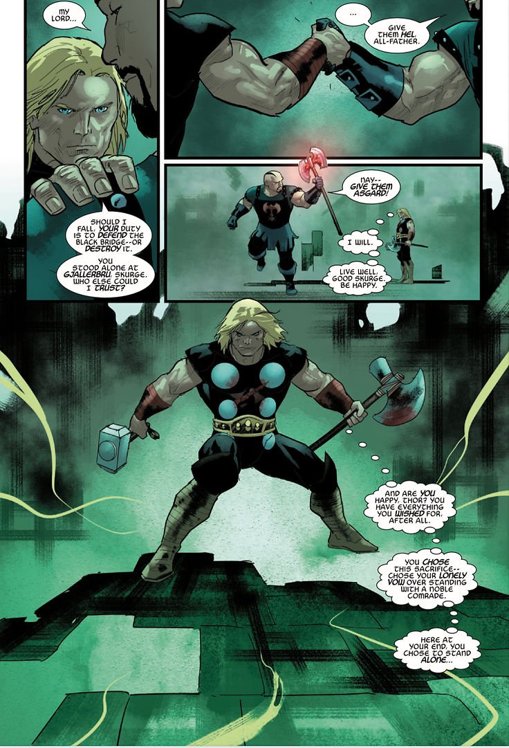 Thor’s last stand © Marvel