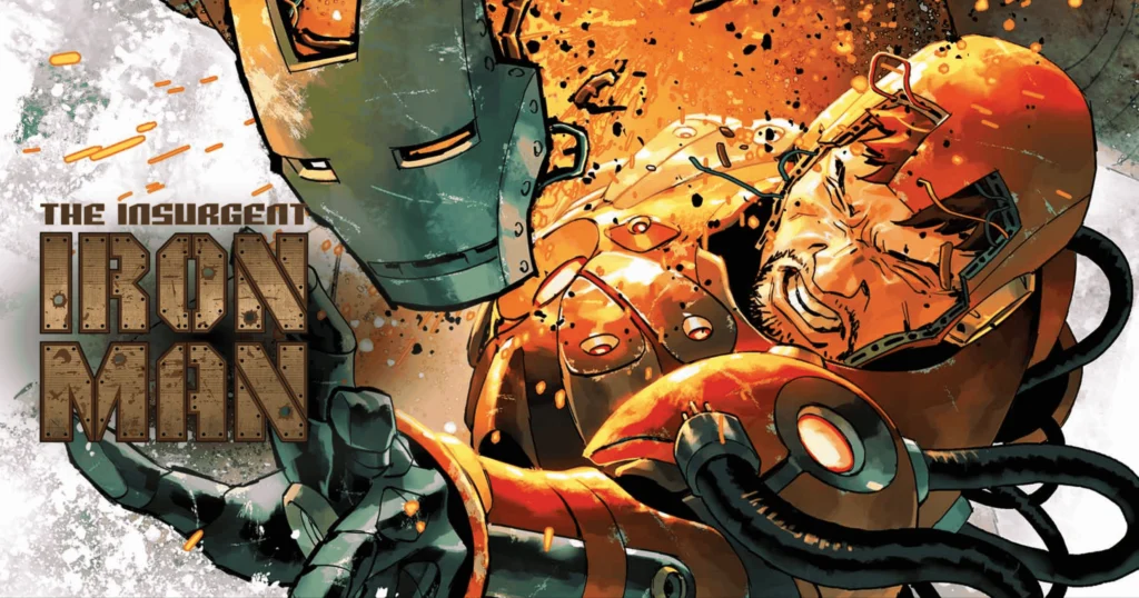 Insurgent Iron Man cover featuring Iron Man