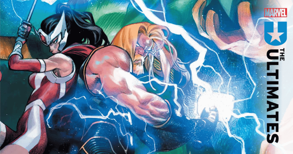 The Ultimates 11 cover featuring Sif and Thor