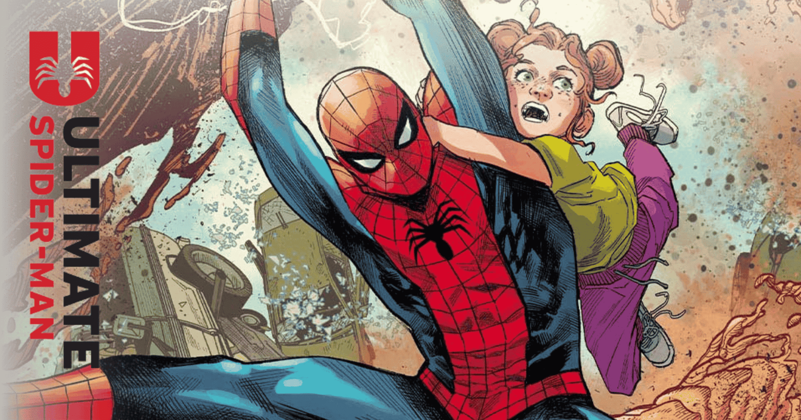 Amazing Spider-Man 15 Cover featuring Spider-Man and May Parker