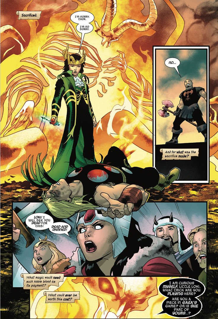 Loki's yet unknown motives © Marvel