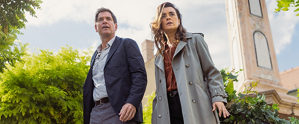 Michael Weatherly as Anthony ("Tony") DiNozzo and Cote de Pablo as Ziva David in 'NCIS: Tony & Ziva.'