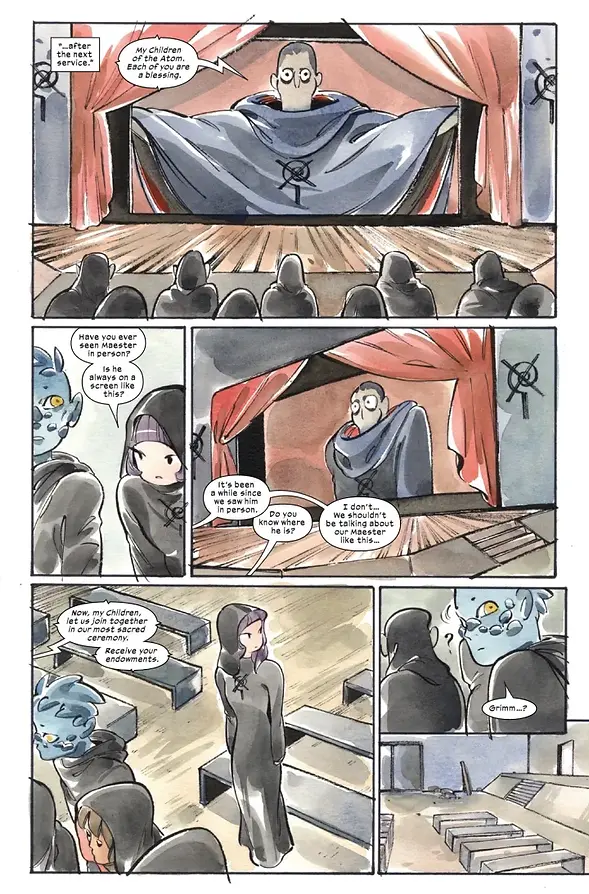 Comic page from Ultimate X-Men #15 © Marvel Comics