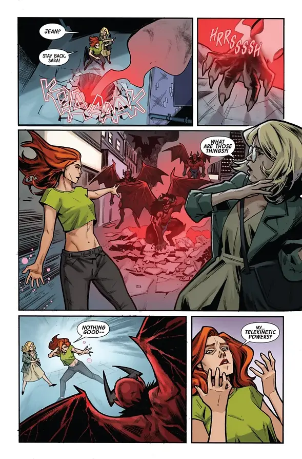 Comic page from Phoenix #11© Marvel Comics