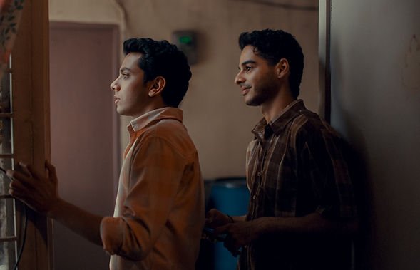 Vishal Jethwa and Ishaan Khatter in 'Homebound.'