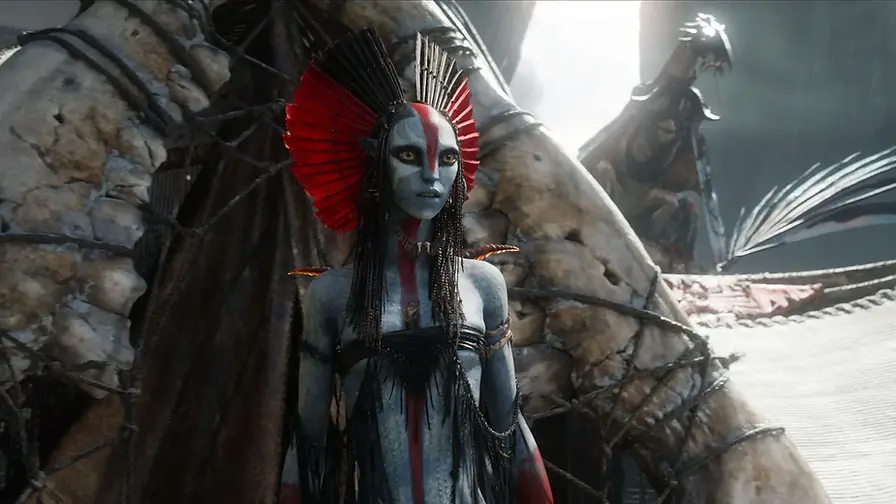 Oona Chapling as Varang in 'Avatar: Fire and Ash.'