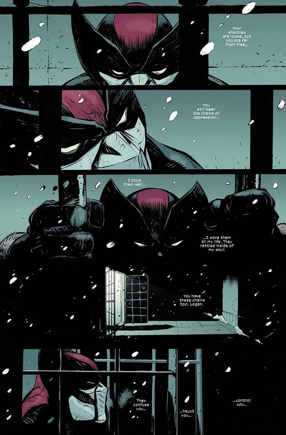 Comic page from Ultimate Wolverine #6 © Marvel Comics