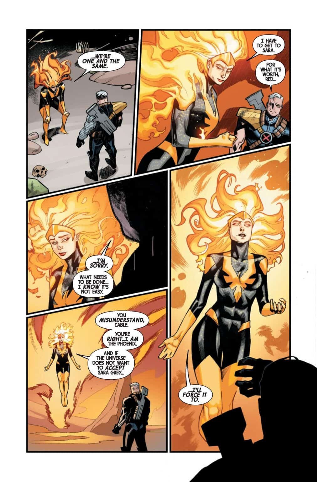 Comic panel from 'Phoenix' #14