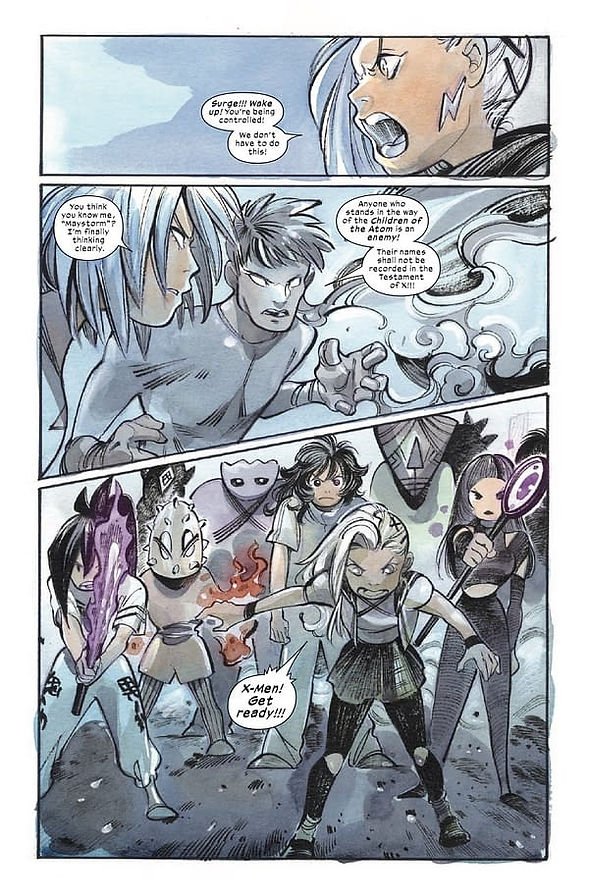 comic page from 'Ultimate X-Men' #19