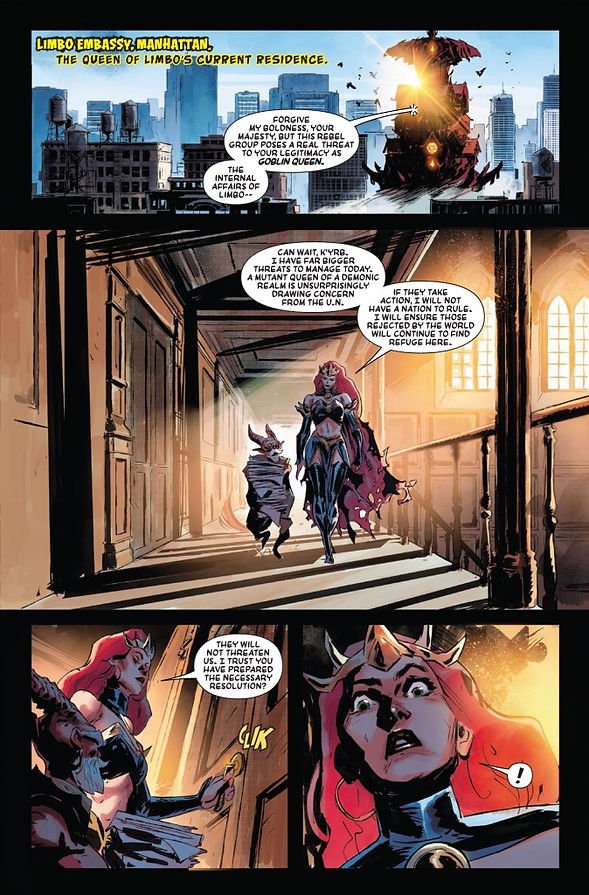 Comic page from Magik #6