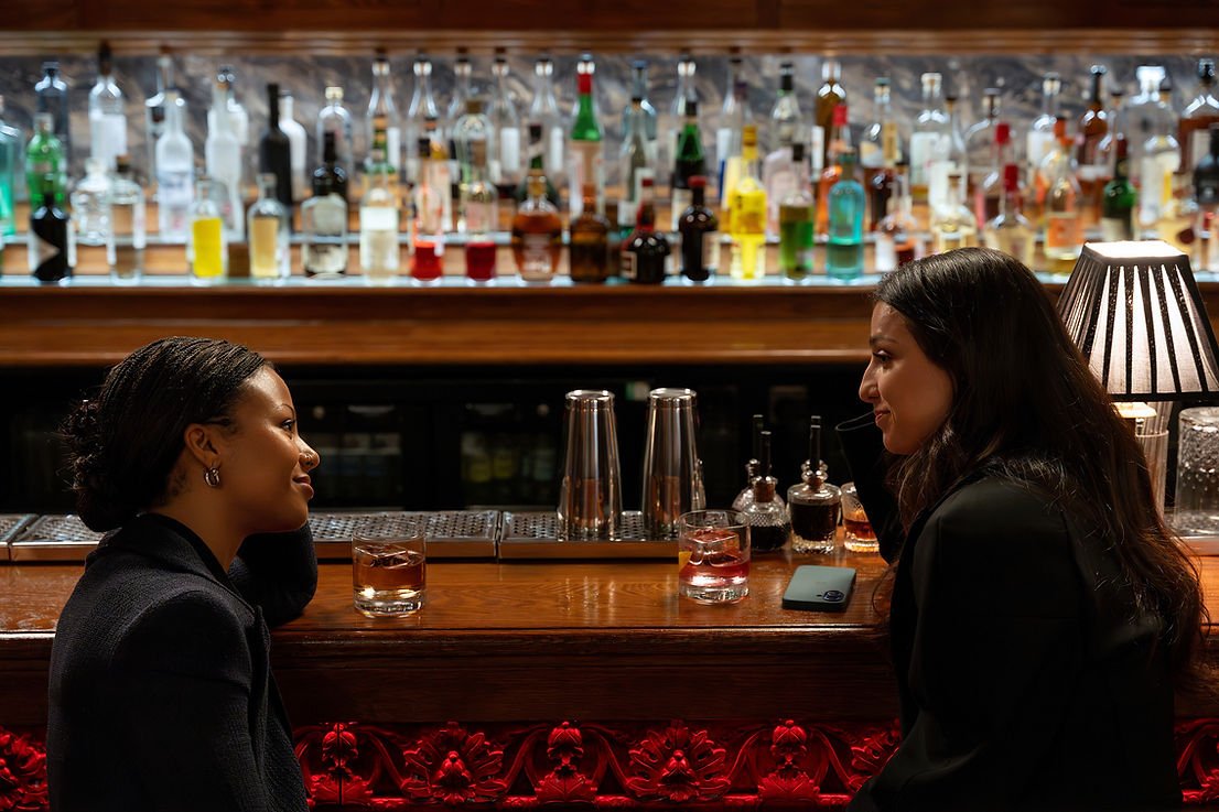 Myha'la and Marisa Abela in Industry Season 4. © HBO