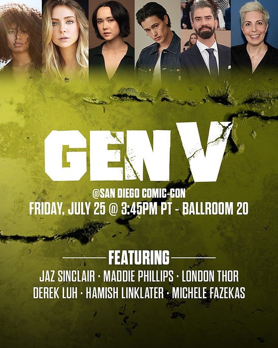 The Cast of Gen V will be in attendance for San Diego Comic-Con (Image Courtesy of Prime Video)