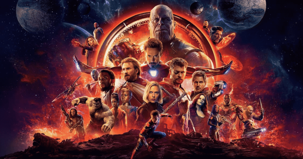 Avengers Infinity War key art