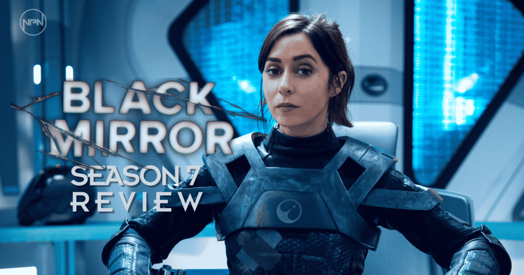 Black Mirror season 7 still featuring Cristin Millioti