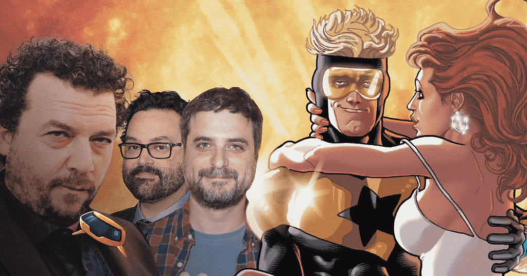 Booster Gold comic art