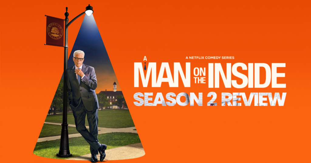 Key art for Netflix series A Man on the Inside featuring Ted Danson