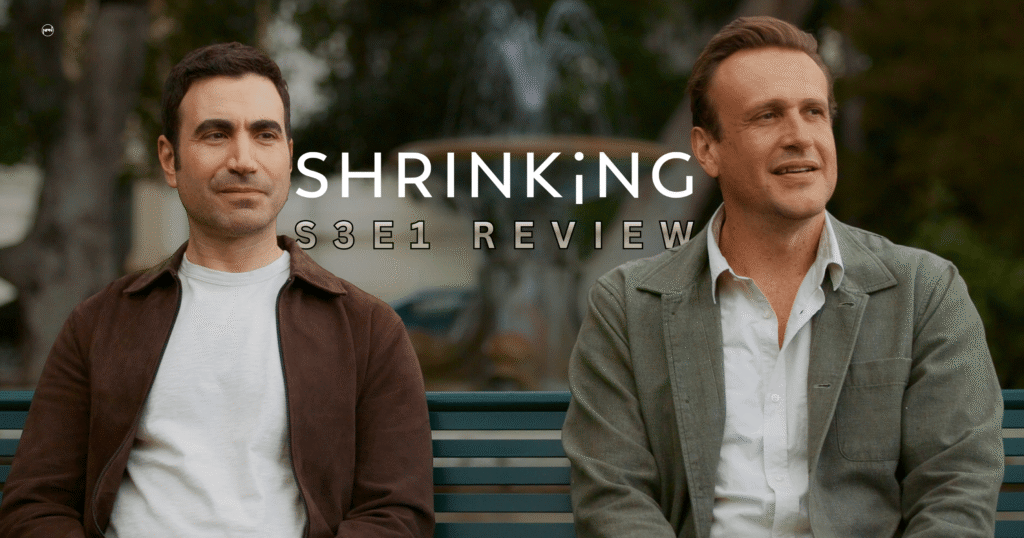 Brett Goldstein and Jason Segel in Shrinking Season 3