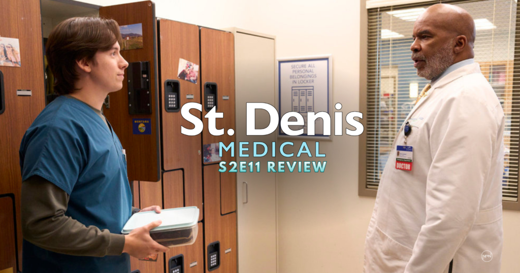 Mekki Leeper as Matt and David Alan Grier as Ron in St. Denis Medical
