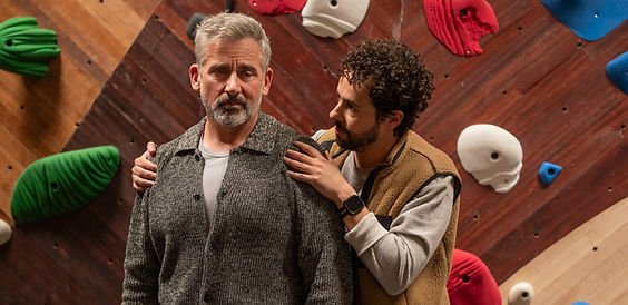 Steve Carell and Ramy Youssef in Mountainhead. © HBO