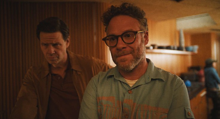 Ike Barinholtz and Seth Rogen in The Studio. © Apple TV+