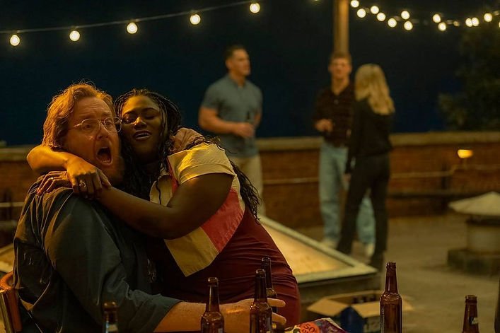 Steve Agee and Danielle Brooks in Peacemaker Season 2. © HBO Max 