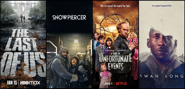 © HBO, TNT, Netflix, Apple TV+