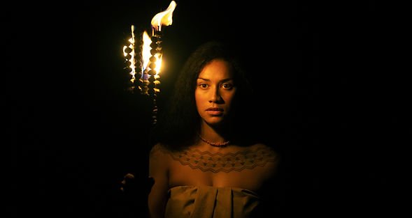 Luciane Buchanan in Chief of War. ©Apple TV+