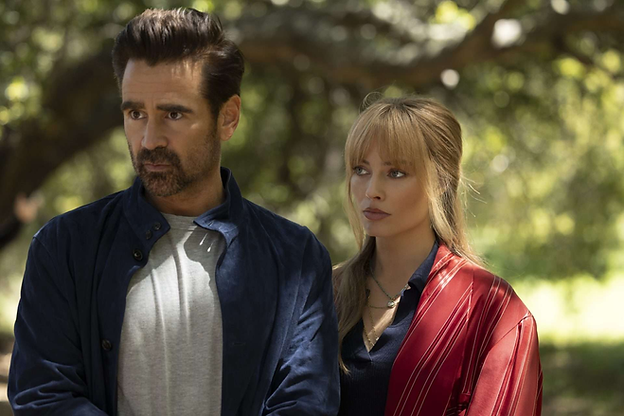 Colin Farrell and Margot Robbie in A Big Bold Beautiful Journey © Sony Pictures