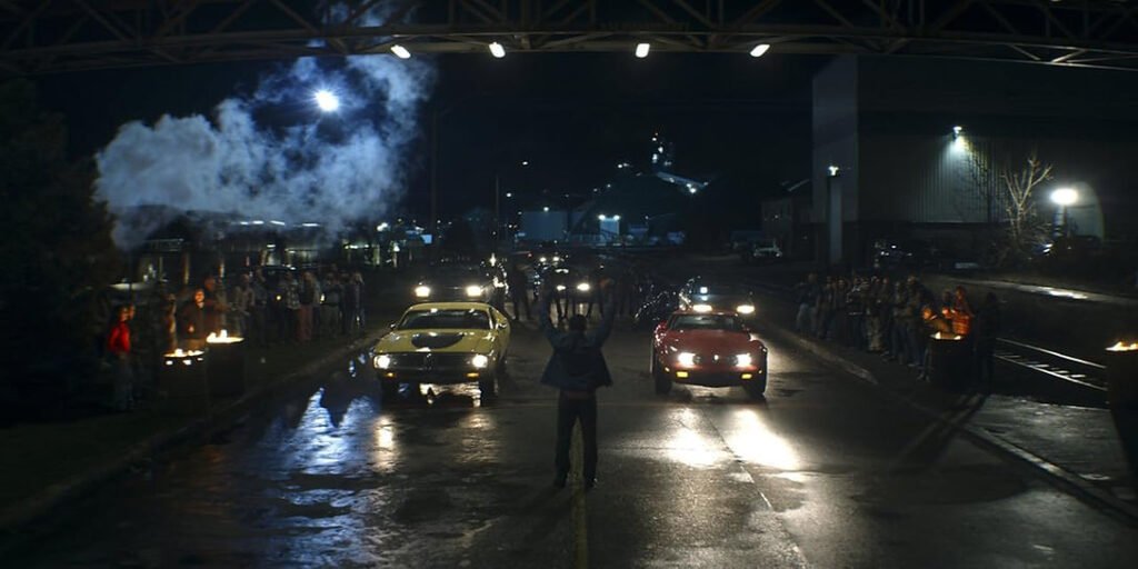 Motorheads drag race scene