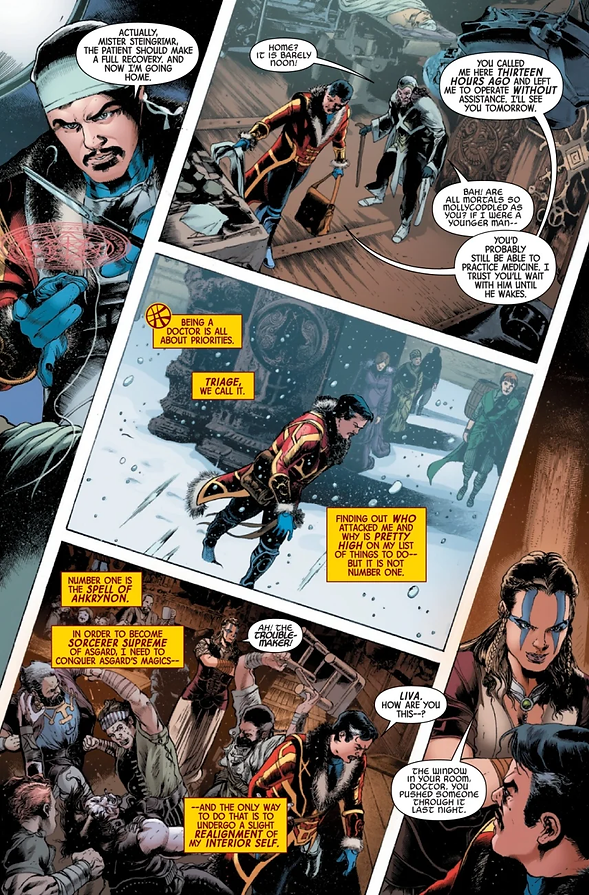 Page from Doctor Strange of Asgard #3